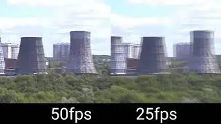 Сравнение оцифровки VHS  - 50фпс vs  25фпс.