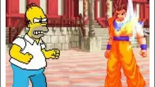 Homero vs Gohan