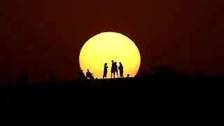 Sol se pondo nos Lenções Maranhenses - Ago 2023