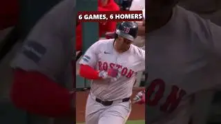 Rafael Devers has homered in 6 STRAIGHT GAMES!