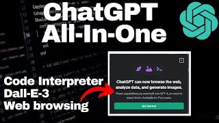 ChatGPT UPDATE! - All-In-One - Dall-E-3, Vision, Code-Interpreter und WebBrowsing in einem Interface