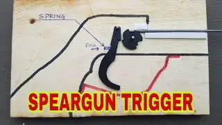 Speargun Trigger Mechanism || Trigger Senapang Ikan ||  Pelatuk Tembak Ikan || Spearfish Trigger