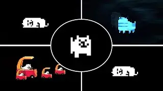DELTARUNE - All Dogcheck Errors + Cutscenes (No Damage) (check description)