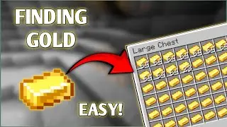 Finding gold in Minecraft | Minecraft Gameplay
