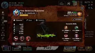 The Wolf I made it to lvl 86🎉🎉🎉😁