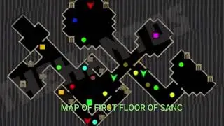 Map of the sanctum of odin. 