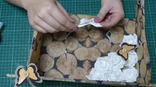 Держатель для бумажных полотенец из картона. Мастер класс!