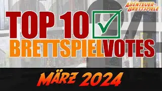 Die 10 beliebtesten Brettspiele im März 2024