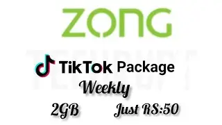 Zong sim tiktok weekly pakage code!Zong weekly tiktok offer!Zong tiktok pakage 2023
