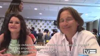 HappyCool - Comic Con 2014 Emilie de Ravin and Robert Carlyle Interview(rus sub)
