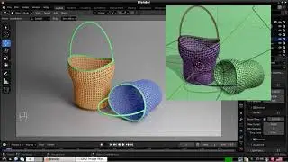 Корзинка в Blender. Урок 3D-моделирования + цвета цветового круга