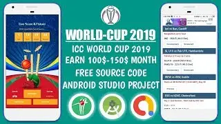 ICC World Cup 2019 App Source Code || Free Android Studio Project