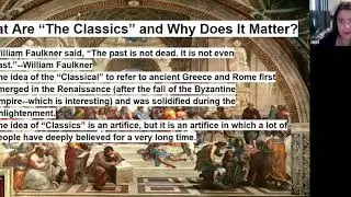 Reception of Classical Antiquity with Dr. Katherine Kelaidis