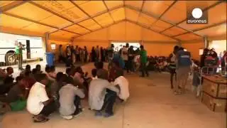 Italy  800 rescued migrants brought ashore
