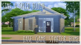 BASE GAME STARTER HOME | Sims 4 Speed Build
