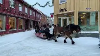 Røros a Medieval scene in modern time.