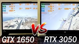 GTX 1650 vs RTX 3050 - 5 Games Side by Side Comparison 😱 Help me to reach 100K Subscribers