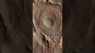 Mars - Degraded Crater in Utopia #shorts #mars