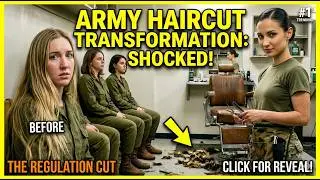 Army Haircut Women: Extreme Transformation (Buzzcut) - Ep. 1