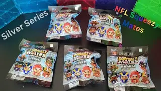 New Cool NFL Silver Series Squeezymates- 5 packs