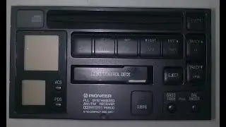 Pioneer DEH-P5800 TOYOTA MARK 2 ВИДЕО 2
