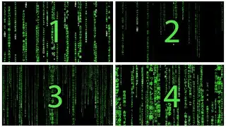 Free Matrix Text Effect Raining Code (5 FREE variations!)