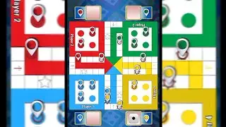 Ludo Game in 4 players || Ludo king 4 👑 || Ludo gameplay  || lodo game NN hcr2