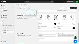 Manage store pickup configurations