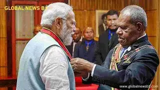 PM Modi awarded Fiji's highest honour 'Companion of the Order' for his global leadership  #shorts