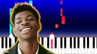 Lil Nas X - STAR WALKIN' (Piano Tutorial)