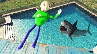 GTA 5 Water Fails | Ragdolls Baldi's Basics vol.3 (Euphoria physics)