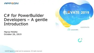 C# for PowerBuilder Developers - A Gentle Introduction