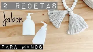MULTIPLICA JABÓN DE MANOS 2 RECETAS usando sal