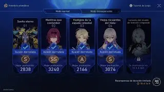 Aventura Aromática RANGO S Nivel 04 con este equipo... Honkai Star Rail
