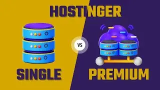 Hostinger Single vs Premium Hosting Plan | Best WordPress Hosting Provider With Free Domain and SSL