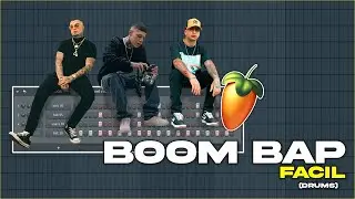 Como hacer BOOM BAP FÁCILMENTE (drums) 🥁 | Fl Studio 20