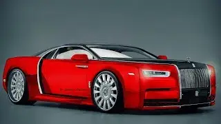 PHOTOSHOP Rolls-Royce Excalibur Twin V12 Engine Car Concept AWD Quad-Turbo 1,600 HP 1,800 Nm 264 mph