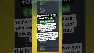 REGGAE DRUM KIT + REGGAE ONE SHOT KIT + Reggae Melody Starter Pack 