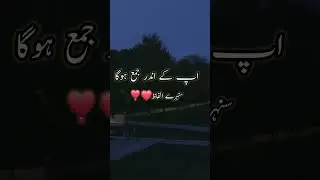 چپ رہنا سیکھو برداشت کرنا سیکھویہ صبر اپ کے اندر جمع ہوگا اور ایک طاقت بنے گا #trendingshorts