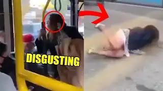 Woman Spits On Man & Instantly Regret It #2
