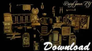 [C4D Batim] Download Props CH 3 Bendy and the ink machine exportado: BuizelgamerZY