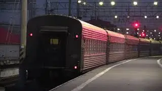 Отправление поезда 89 СПб — Волгоград (9 апреля 2024, Full HD)