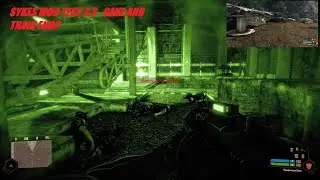 Crysis Warhead Моды  Sykes mod тест 4.3 Подземелья и на поезде