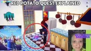 RED POTATO SECRET QUEST EXPLAINED AND UNLOCKED!!! #disneydreamlightvalley