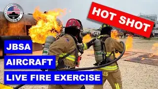 THE HEAT IS ON!! (JBSA Fire Emergency Services conduct aircraft live fire exercise)