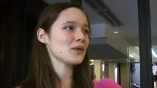 Tapis rose avec Catherine et Carrément rose !