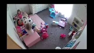 Baby falls of bed