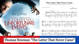 The Letter That Never Came - Thomas Newman (piano solo with sheets)