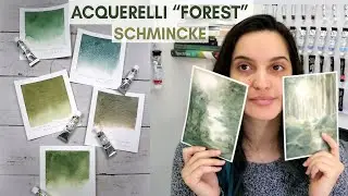 Schmincke's super granulated ✨magical✨ watercolors