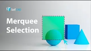 Marquee Selection | SelfCAD Selection Tools